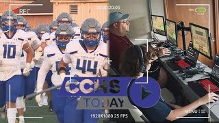 Cedar Crest students live stream shares Falcons success on gridiron [upl. by Gnuhn]