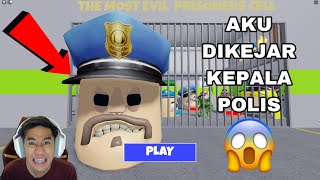 AKU DIKEJAR KEPALA POLIS 😂 ESCAPE PRISON BIG HEAD 😱 [upl. by Ninel218]