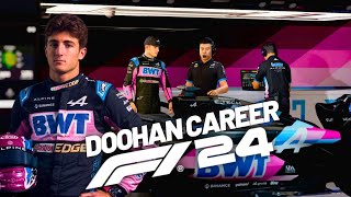 Jack Doohan 2025 Alpine Challenge Career in F1 24 [upl. by Inavoy488]