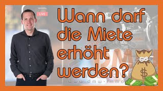 Wann darf ich die Miete erhöhen  immoinfo 103 [upl. by Brodench]