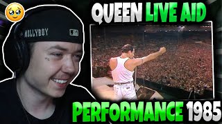 What A Crowd  FIRST TIME HEARING QUEEN Live Aid 1985 Full Performance  GENUINE REACTION [upl. by Lindeberg]