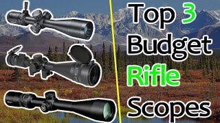 Top 3 Budget Rifle Scope  Features amp Buying Guide  2023 [upl. by Earvin]