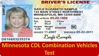 Minnesota CDL Combination Vehicles Test [upl. by Ynolem714]