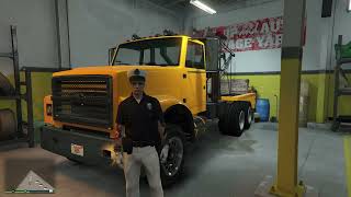 GTAV Salvage Yard Tow Truck Service Schyster Fusilade 2142 [upl. by Retloc]