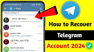 How to recover telegram account in 2024  Recover Your Telegram Account in 5 Minutes [upl. by Oeramed]