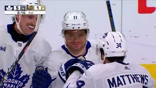 NHL Highlights  Maple Leafs vs Golden Knights  February 22 2024 [upl. by Elahcim]