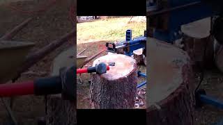 Dangerous Homemade Firewood Processing 😲 firewood Processor machine [upl. by Nyrad970]