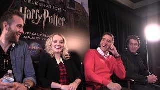 Harry Potter stars interviewed at Universal Orlando during Celebration Weekend 2014 [upl. by Velleman]