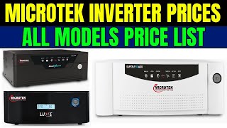 Microtek Inverter Price List 2024 1100va 900va 1550va 1200 Watt 1400va 850va 1250va 1000 Watt [upl. by Novel]