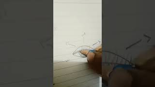 eyelashes banane ka Sahi tarika viralshort youtubeshorts chandnipaintingworld [upl. by Ainoet545]