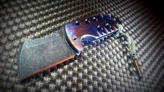 Doberman Knives Full Ti Friction Folder [upl. by Clere497]