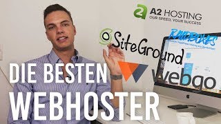 Webhosting Vergleich  Meine TOP 4 WordPress Hoster [upl. by Sarge]