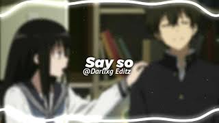 Say so  Japanese ver Rainych edit audio [upl. by Aborn]