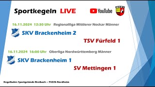 SKV Brackenheim 2  TSV Fürfeld 1 Regionalliga MN Männer [upl. by Yorled]