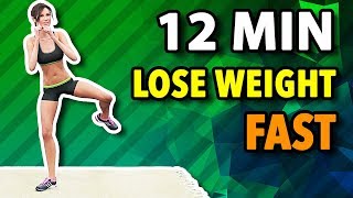 12 Min Lose Weight Fast Home Workout [upl. by Addy]