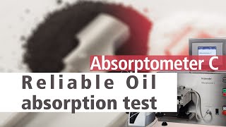 Reliable oil absorption test Absorptometer “C” [upl. by Nnaycnan974]