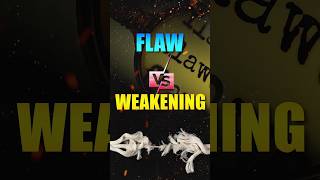 Flaw vs Weakening Breaking Down the Basics 📊 [upl. by Rycca381]