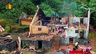 Limpiar y renovar una casa abandonada en el bosque para convertirla en un resort de lujo  Recuperar [upl. by Emery]