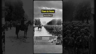 Fascinating Then amp Now Photos Of World War II 🤯 history war ww2 thenandnow military [upl. by Ydne696]