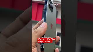 iPhone 13 Pro Max 128gb Only 42999 nagpurphonewala shorts trending [upl. by Atsahc]