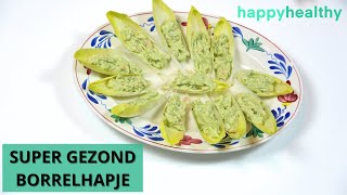 RECEPT Lofschuitjes met garnalensalade GEZOND BORRELHAPJE [upl. by Zetrauq614]