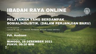 LIVE STREAMING IBADAH RAYA ONLINE  MINGGU 19 DESEMBER 2021  0630 WIB [upl. by Nnaxor]