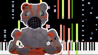 The Prototype Theme  Piano Remix  Piggy Roblox [upl. by Ahsenra370]