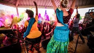 KIRTANIYAS  Nitai Gauranga feat MC Yogi  Festival of Colors OFFICIAL HOLI [upl. by Anom932]