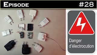 Risques et Dangers potentiels des chargeurs de smartphones [upl. by Llatsyrc]