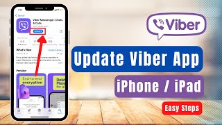 Update Viber Messenger App on iPhone or iPad [upl. by Adnaloy]