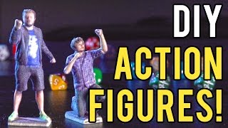 DIY Action Figures with 3D printing [upl. by Euqinwahs949]