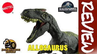 Mattel  Jurassic World ALLOSAURUS Review GermanDeutsch [upl. by Diehl]