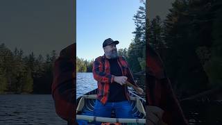 Just get out in the canoe lad camping forestlife camplife canoecamping canoe funny canada [upl. by Aneehc]