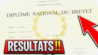 MES RÉSULTATS AU BREVET 2018  CATASTROPHE [upl. by Harahs616]