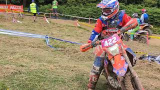 Vilde Marie Holt Womans GP Enduro Rider number 422 Saintswell Enduro Test Saturday [upl. by Refitsirhc715]