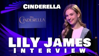 Lily James  Cinderella  2015 Interview [upl. by Troy161]