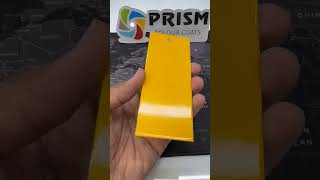 CNG Yellow Glossy Color Powder Coating powdercoatingpaint powderpaintformetal powdercoatings [upl. by Nuhsed]