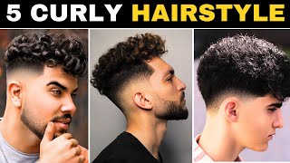 Best Hairstyle For Curly Hair Everyday Hairstyle for boys [upl. by Yssis]