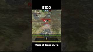 E100 World of Tanks BLITZ [upl. by Lucienne]