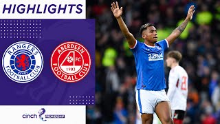 Rangers 41 Aberdeen  The Gers secure an emphatic comeback win at Ibrox  cinch Premiership [upl. by Manella]