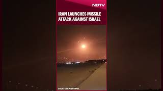 Iran Launches Missile Attack Against Israel [upl. by Jaquenette230]