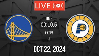 NBA LIVE Golden State Warriors vs Indiana Pacers I October 22 2024 I Warriors vs Pacers LIVE 2K25 [upl. by Enaud]