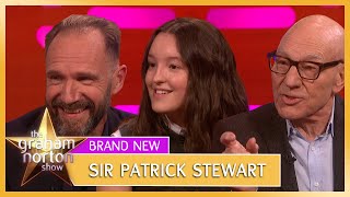 Sir Patrick Stewart Bella Ramsey amp Ralph Fiennes Talk Accents  The Graham Norton Show [upl. by Suzanne]