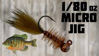 Tying a Micro Hackle Jig For Bluegill and Panfish [upl. by Audris]