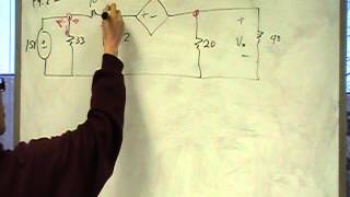 Node Voltage Circuit Analysis P427 Nilsson Riedel Electric Circuits 9E Solution [upl. by Onez]