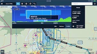 ForeFlight Feature Focus Airspace in Profile View [upl. by Guthrey]