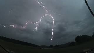 Upward Lightning Stratiform Lightning Close CG  Slow Motion Lightning 5924 [upl. by Nydia]