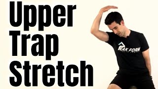 Upper Trap Stretch for Neck Stiffness and Headaches  San Diego Chiropractic [upl. by Gahl524]