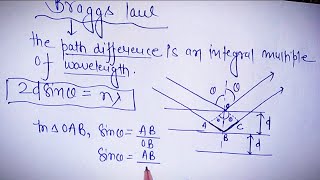 Braggs law  A brief introduction with many Net amp Gate chemistry problems [upl. by Zabrine827]