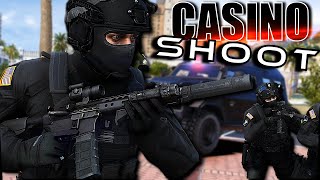 Hotel Shootout  GTA 5 SWAT Movie 4K Machinima [upl. by Alaster895]